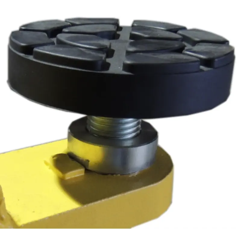 Hy-Pro 9,000 lb clear floor car lift with spin up pads