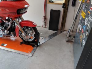 Flush with the floor installation