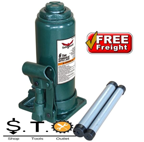 Safeguard 6 ton bottle jack