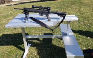 Aluminum Universal Marksman Shooting bench