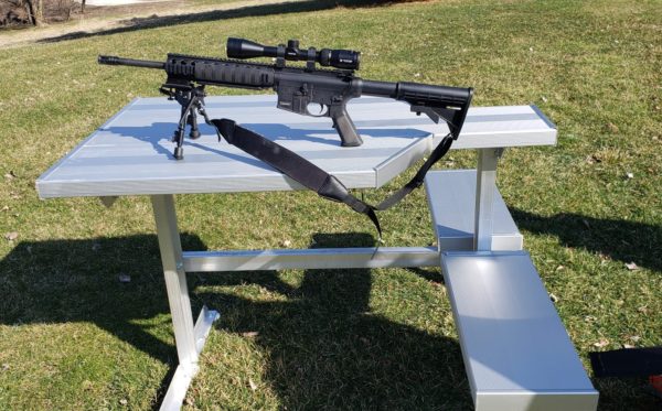 Aluminum Universal Marksman Shooting bench