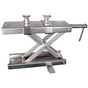 Tuxedo scissor jack for under bike lifting.