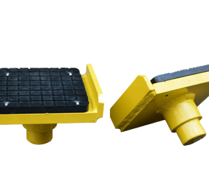 AMGO Drop In Saddle Adapters help secure truck frames while on the car lift