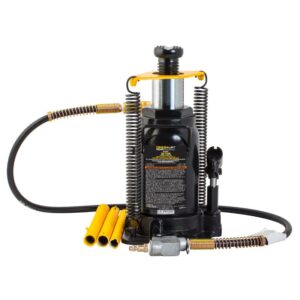 Omega 20 ton spring return air hyd. bottle jack