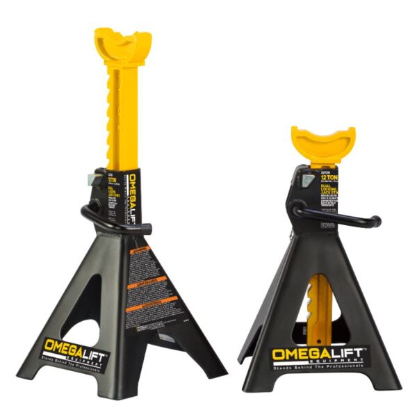 Omega 12 ton dual locking jack stands