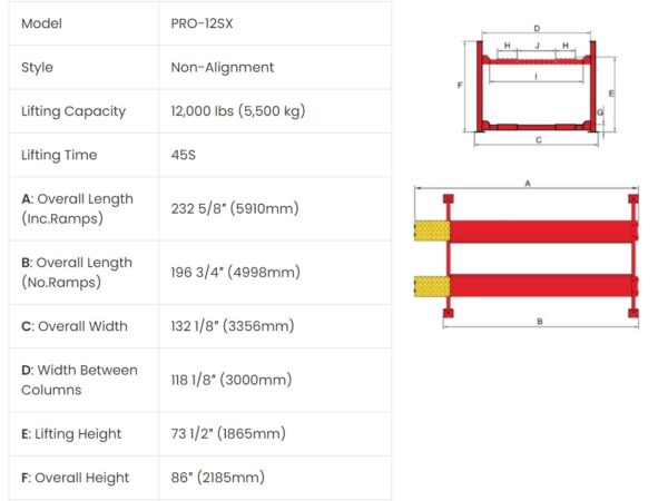 Pro 12-SX Layout Diagram