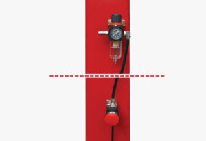 Amgo 4 post lift air lock