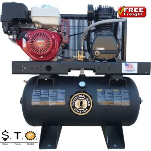 Industrial Gold 13HP Honda Engine 30 Gallon Air Compressor