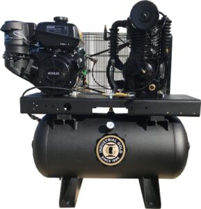 Industrial Gold Kohler Gas Engine Air Compressor