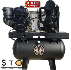 Industrial Gold 14HP Kohler Gas Engine Air Compressor