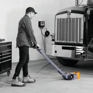 Martins 30 ton truck axle jack portability