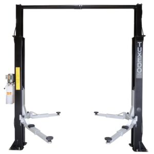 Tuxedo TP9KAC-Tux 2 post clear floor car lift