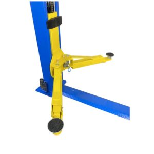 Triumph NT9 2 post car lift with floor plate and low ceiling clearance