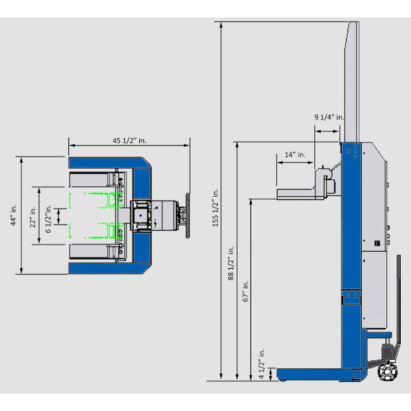 iDeal MSC-13K-B Mobile column lift system