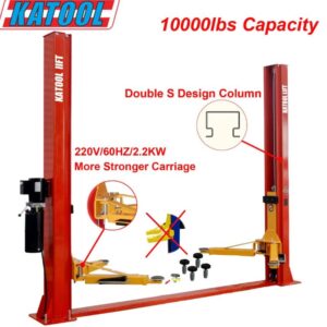 KaTool H100 10,000 lb. floor plate car lift