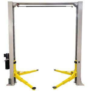 Triumph NTO-9AE Clear Floor Car lift in gray