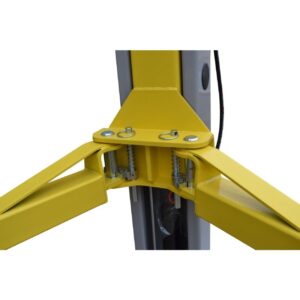 Triumph 9,000 lb. floor plate car lift gray and yellow