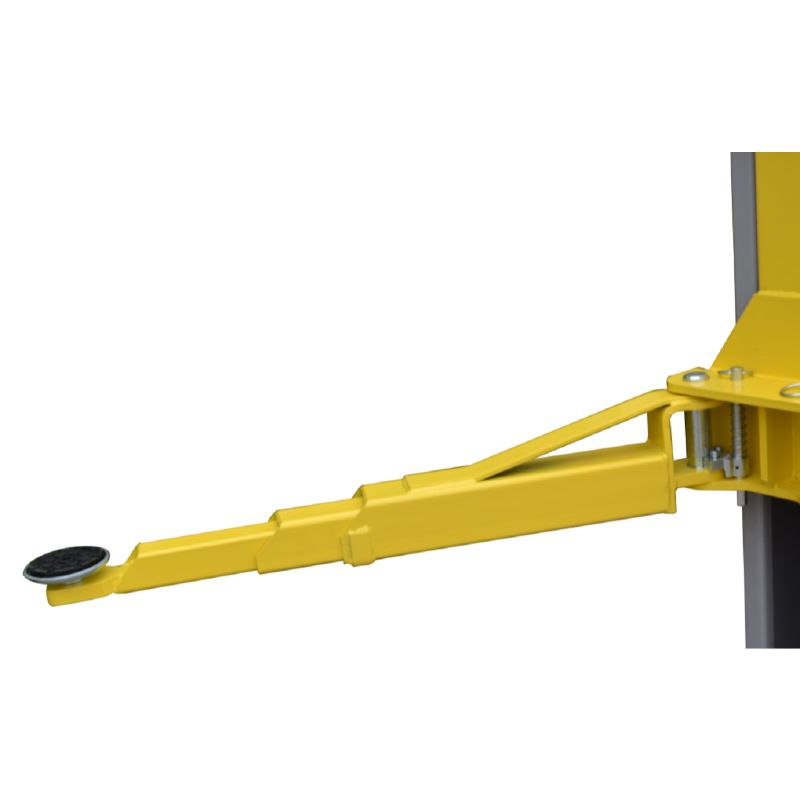 Triumph 9,000 lb. floor plate car lift gray and yellow