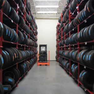 Martins MLTFD Commercial Tire Rack and Cage for passenger and light duty truck tires.