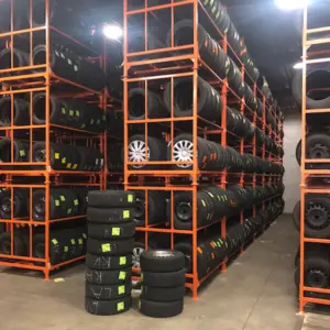 Martins MLTFD Commercial Tire Rack and Cage for passenger and light duty truck tires.