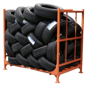 Martins MLTFD Commercial Tire Rack and Cage for passenger and light duty truck tires.