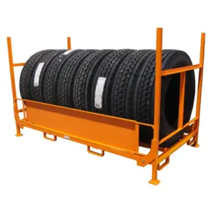Martins MTFR-HD heavy duty truck tire and bus tire stackable storage rack