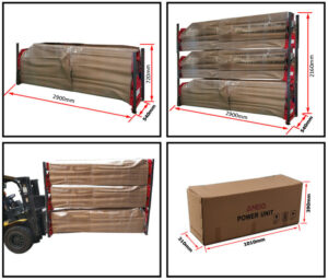 AMGO OH-12S Car Lift Shipping Specifications