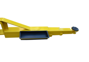 AMGO OH-12S Clear Floor Car Lift rated for 12,000 lbs with 3 different lift height installation settings