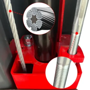 KaTool AS-1100D Clear Floor Heavy Duty Truck Car Lift. Reinforced Air craft grade cable