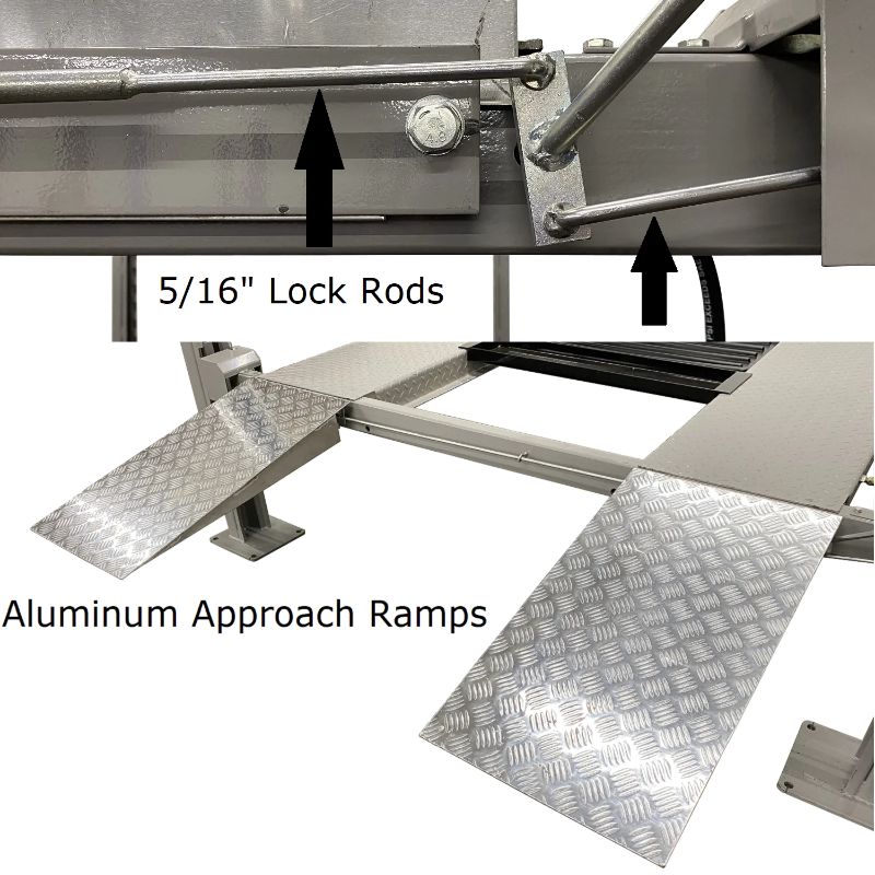 Triumph NSS 8 classic storage parking lift. Great priced 4 post lift.