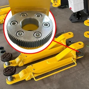 KaTool portable KT-PMRL200 2 post car lift. Rated for 8,000 lbs, rolls in and out. Easy to put away when not needed.