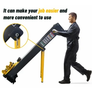 KaTool portable KT-PMRL200 2 post car lift. Rated for 8,000 lbs, rolls in and out. Easy to put away when not needed.