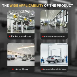 KaTool KT-AM1200SD Hydraulic Car Hoist. 12,000 lb capacity clear floor car lift.