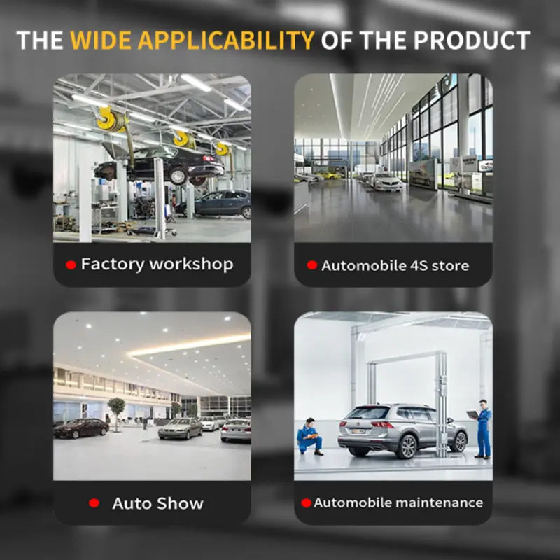 KaTool KT-AM1200SD Hydraulic Car Hoist. 12,000 lb capacity clear floor car lift.