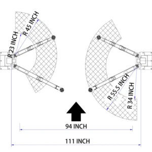 KaTool KT-AM1200SD Hydraulic Car Hoist. 12,000 lb capacity clear floor car lift.