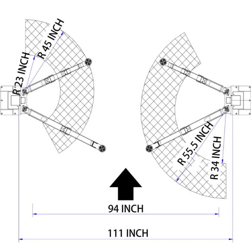 KaTool KT-AM1200SD Hydraulic Car Hoist. 12,000 lb capacity clear floor car lift.