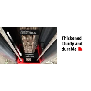 KaTool KT-AM1200SD Hydraulic Car Hoist. 12,000 lb capacity clear floor car lift.