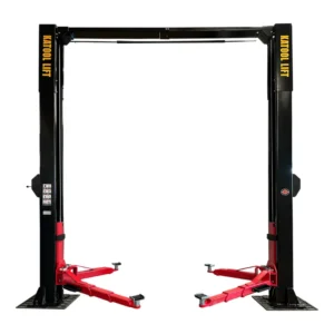 KaTool KT-M150D Hydraulic Car Hoist. 15,000 lb capacity clear floor heavy duty lift.