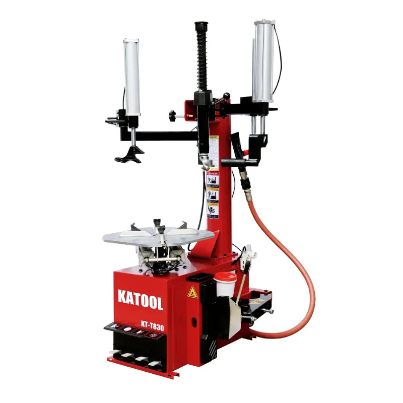 KaTool KT-T830 Tire Changer with bead setter and bead breaker plus dual assist arms.