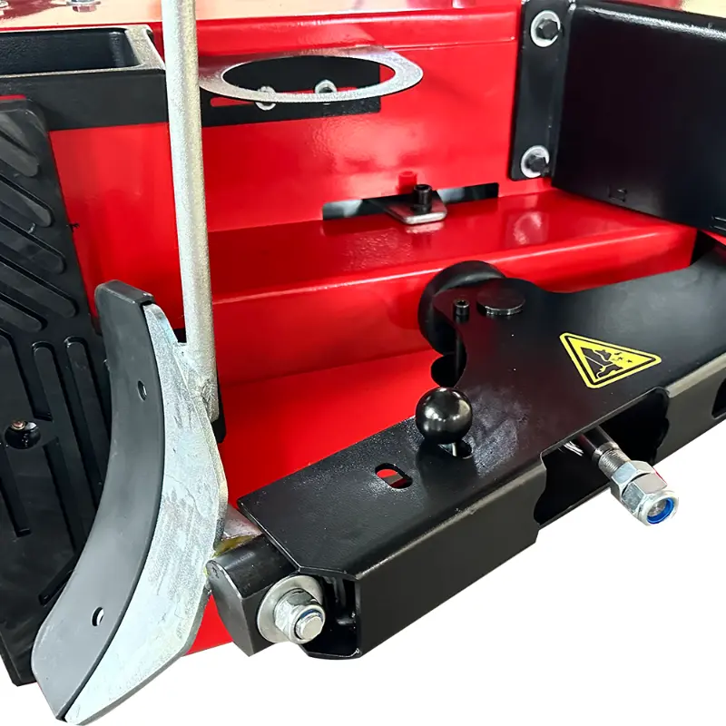 KaTool KT-T850 Tire Changer with tilt back column, bead breaker, and integrated bead blaster.